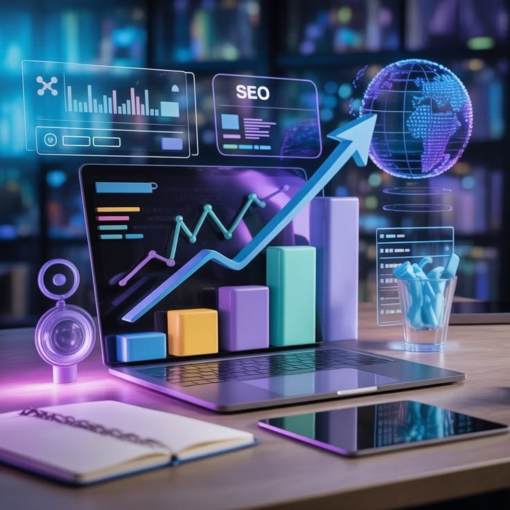Web developer optimizing a website for speed and SEO